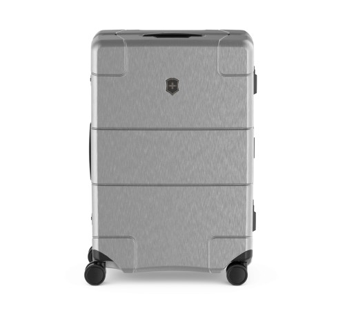 Чемодан VICTORINOX Lexicon Framed, серебристый, 100% поликарбонат Makrolon, 46x28x68 см, 72 л