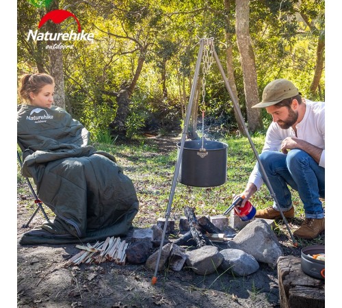 Тренога Naturehike H026 NH19CJ004 для пикника серый, 6927595738283