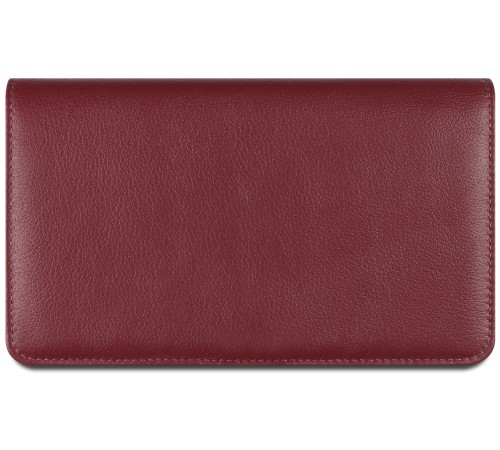 Кошелёк женский BUGATTI Lady Top, красный, натуральная воловья кожа, 19,5х2х11,2 см