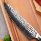 Нож шеф-повара из дамасской стали Keemake 8 Inch Chef Knife, синий