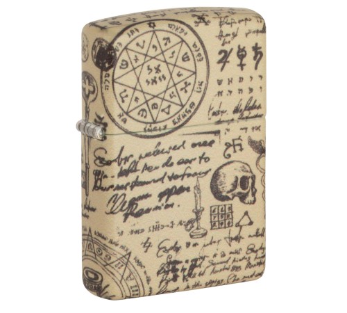 Зажигалка ZIPPO Alchemy Design с покрытием 540 Matte, латунь/сталь, бежевая, матовая, 38x13x57 мм