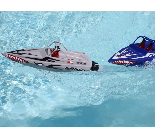 Радиоуправляемый катер ProBoat Sprintjet 9-inch Self-Right Jet Boat (серебряный) RTR