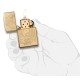 Зажигалка ZIPPO Classic с покрытием High Polish Brass, латунь/сталь, золотистая, 38x13x57 мм