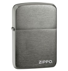 Зажигалка ZIPPO 1941 Replica ™ с покрытием Black Matte, латунь/сталь, чёрная, матовая, 38x13x57 мм