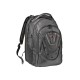 Рюкзак WENGER Ibex Leather 17”, серый, полиэстер/кожа, 34x27x48 см, 27 л