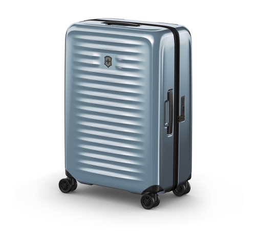 Чемодан VICTORINOX Airox, голубой, 100% поликарбонат Makrolon, 46x29x69 см, 74 л