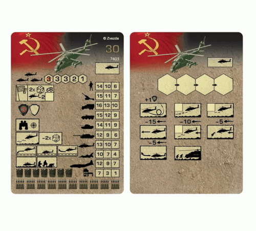 Сборная модель ZVEZDA Советский ударный вертолёт Ми-24В, 1/144