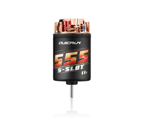 Коллекторный мотор Hobbywing QUICRUN Brushed 555-11T (11TKV, 3,175/16,2мм, 1/10)