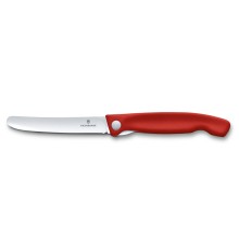Нож для овощей VICTORINOX SwissClassic, складной, 11 см, красный