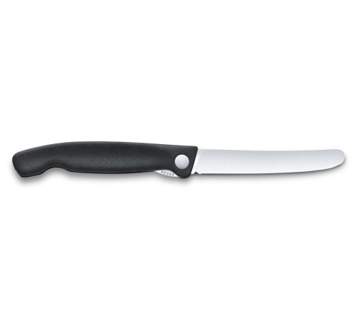 Нож для овощей VICTORINOX SwissClassic, складной, 11 см, чёрный