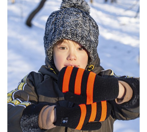 Водонепроницаемые детские варежки Dexshell Children mittens, оранжевые DG536M