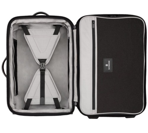 Чемодан VICTORINOX Lexicon 1.0, чёрный, баллистический нейлон TourMax, 36x23x51 см, 42 л