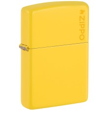 Зажигалка ZIPPO Classic с покрытием Sunflower, латунь/сталь, желтая, глянцевая, 38x13x57 мм