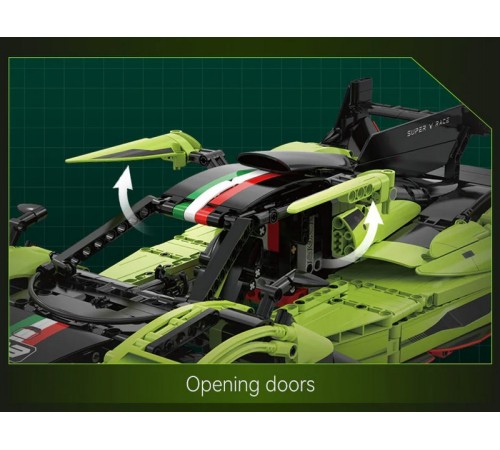 Конструктор CaDA спорткар Phantom Wing 1/10 (1817 деталей)