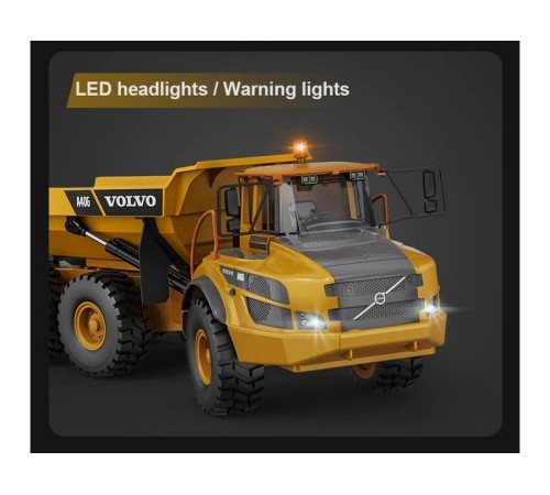 Радиоуправляемый карьерный самосвал Double Eagle Volvo A40G 1/20 2.4G RTR