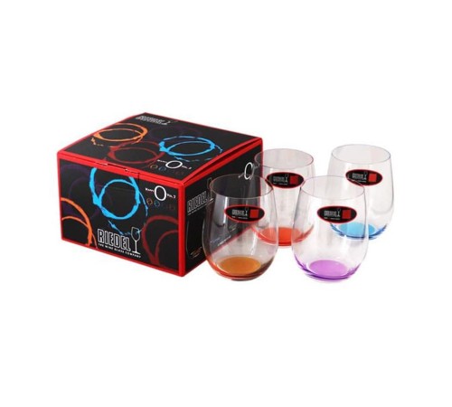 Подарочный набор из 4-х Riedel O Wine Tumbler Happy 