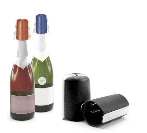 Пробка для шампанского Pulltex Champagne Opener And Stopper Black