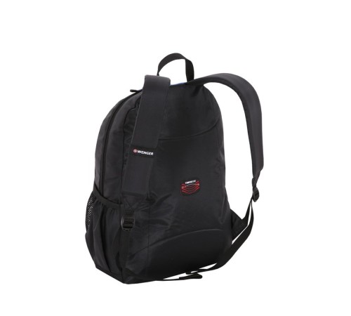 Рюкзак WENGER, черный/голубой, полиэстер, 32х14х45 см, 20 л