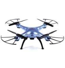Р/У квадрокоптер Syma X5HW (голубой) с FPV трансляцией Wi-Fi, барометр 2.4G RTF