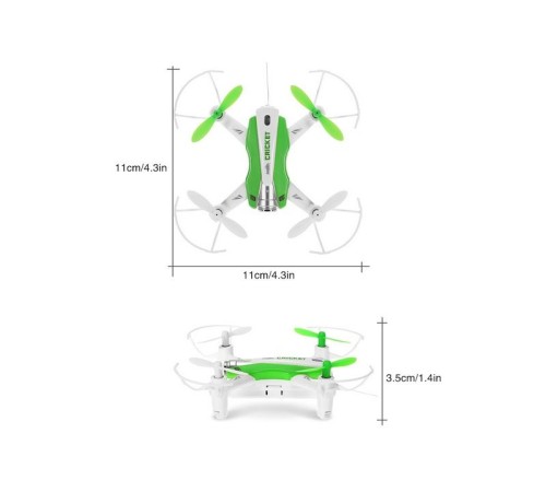 Р/У квадрокоптер Cheerson CX-17 WiFi RTF 2.4G (зеленый)