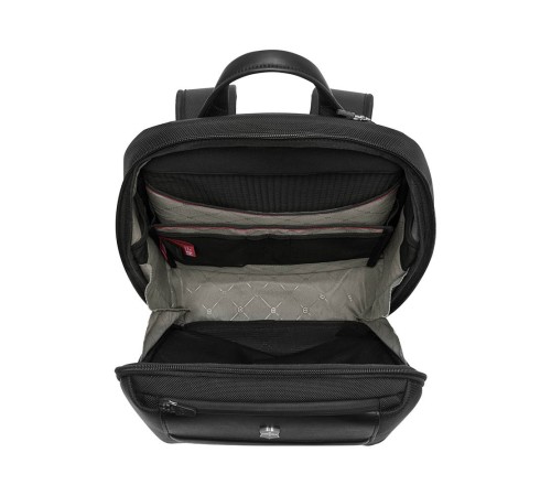 Рюкзак VICTORINOX Architecture Urban2 City Backpack 14'', черный, полиэстер/кожа, 30x19x42 см,17 л
