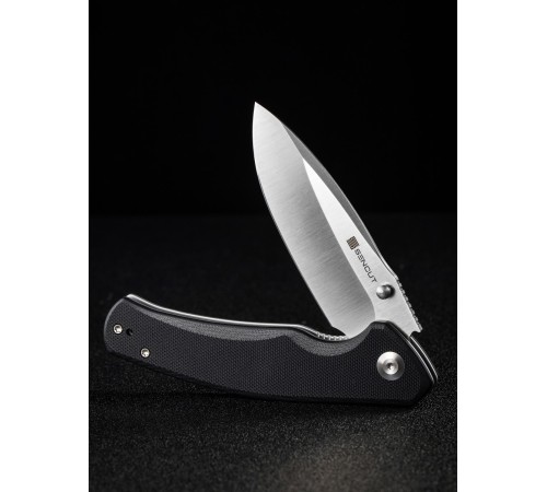 Складной нож SENCUT Slashkin D2 Steel Satin Finished Handle G10 Black
