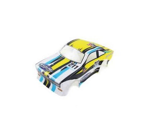 Желтый кузов для автомоделей Himoto E18DC, E18DCL