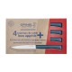 Набор столовых ножей Opinel, полимерная ручка, нерж, сталь, кор. синий. 002198
