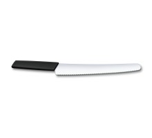 Нож для хлеба и выпечки VICTORINOX Swiss Modern, 26 см, сталь / синтетический материал, чёрный