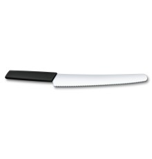 Нож для хлеба и выпечки VICTORINOX Swiss Modern, 26 см, сталь / синтетический материал, чёрный