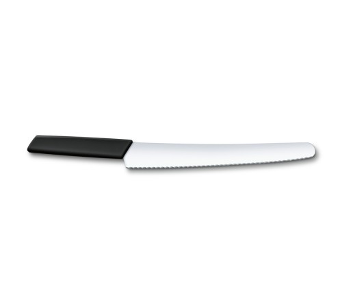Нож для хлеба и выпечки VICTORINOX Swiss Modern, 26 см, сталь / синтетический материал, чёрный
