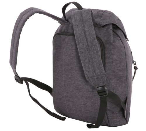 Рюкзак SWISSGEAR 13'', cерый, ткань Grey Heather/ полиэстер 600D PU , 29х13х40 см, 15 л