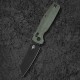 Нож Bestech Slasher сталь D2, рукоять Микарта зеленая