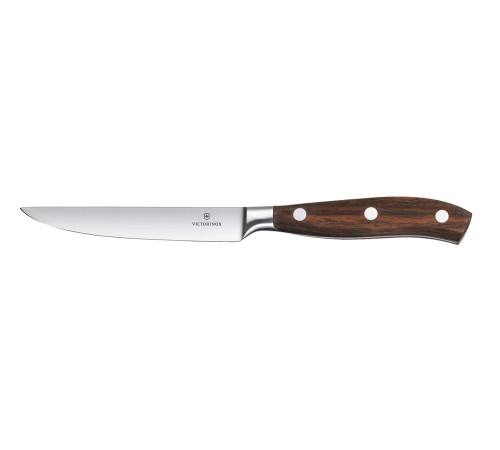 Набор из 6 кованых кухонных приборов VICTORINOX: 5 ножей и вилка, в подставке из бука