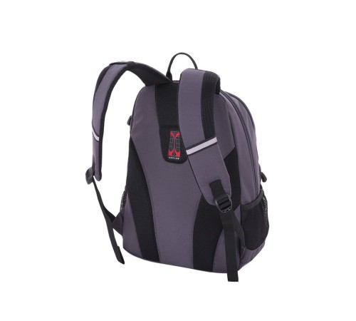Рюкзак WENGER, серый/черный, полиэстер 600D/хонейкомб, 33x16,5x46 см, 26 л