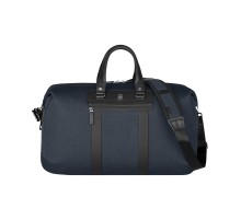 Дорожная сумка VICTORINOX Architecture Urban 2 Weekender, синий, полиэстер/кожа, 24x56x30 см, 45 л