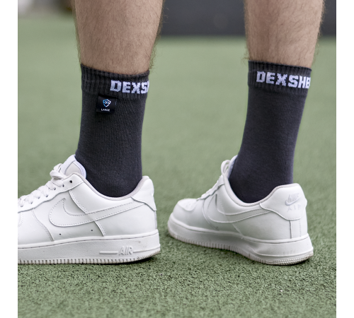 Водонепроницаемые носки Dexshell Thin темно-серые M (39-42), DS663CLGM