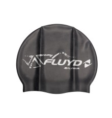 Шапочка для плавания силиконовая FLUYD SILICONE черная