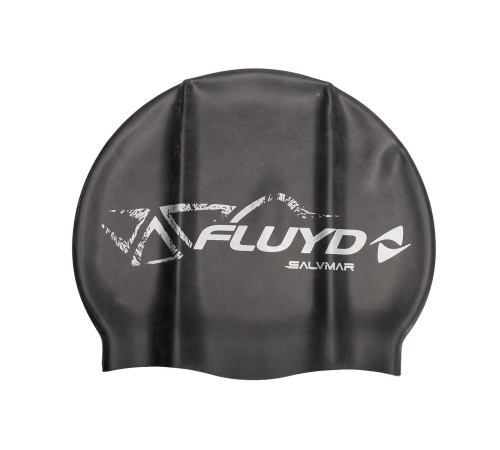 Шапочка для плавания силиконовая FLUYD SILICONE черная