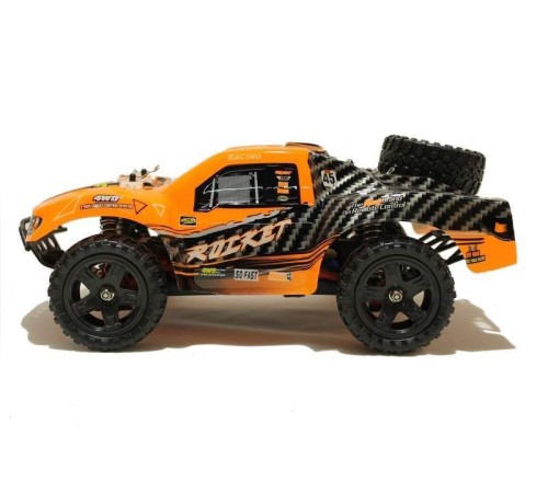 Радиоуправляемый шорт-корс Remo Hobby Rocket Brushless (оранжевый) 4WD 2.4G 1/16 RTR