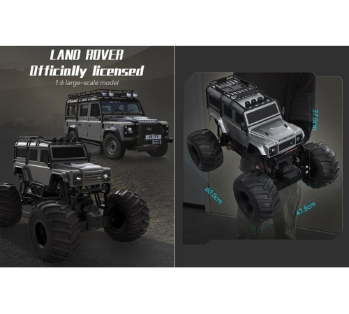 Радиоуправляемый внедорожник Double Eagle Land Rover Defender D110 Bigfoot 1/6 4WD 2.4G RTR