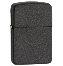 Зажигалка ZIPPO 1941 Replica, латунь с покрытием Black Crackle, черный, матовая, 38x13x57 мм