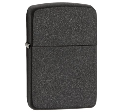 Зажигалка ZIPPO 1941 Replica, латунь с покрытием Black Crackle, черный, матовая, 38x13x57 мм