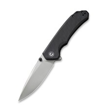 Складной нож CIVIVI Brazen 14C28N Steel Stonewashed Handle G10 Black C2102C
