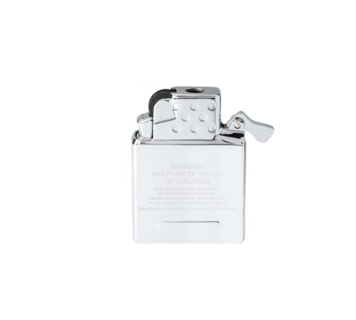 Газовый вставной блок для широкой зажигалки Zippo, одинарное жёлтое пламя, нержавеющая сталь