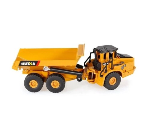 Металлический экскаватор с ковшом + самосвал HUI NA TOYS 1/50