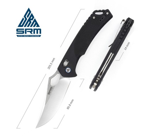 Нож складной SRM Retreiver 9202 черный