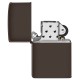 Зажигалка ZIPPO Classic с покрытием Brown Matte, латунь/сталь, коричневая, матовая, 38x13x57 мм