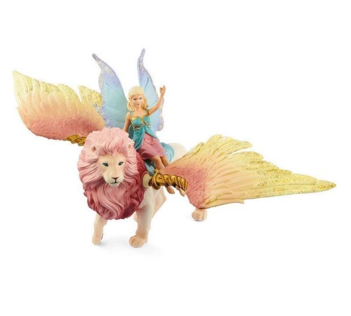 Фигурка Schleich Фея, летящая на крылатом льве