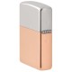 Зажигалка ZIPPO Bimetal с двойным металлическим покрытием, медь/латунь/сталь, медная, 38x13x57 мм